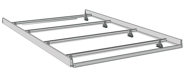 DACHTRÄGER UND LEITERTRÄGER FÜR VIVARO