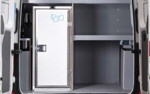 Vano frigorifero con ripiani per allestimento Crafter