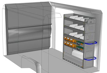 Fahrzeugeinrichtungen furgoni Jumper L1 H1 / CH1 DU-1014-05