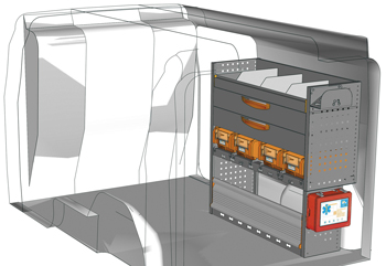 Fahrzeugeinrichtungen furgone Fiat Doblò L2 H1 DO-1010-02