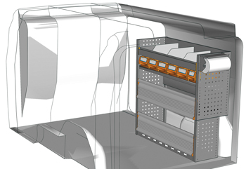 Fahrzeugeinrichtungen furgone Fiat Doblò L2 H1 DO-1010-04