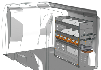 Fahrzeugeinrichtungen furgone Fiat Doblò L2 H1 DO-1010-07