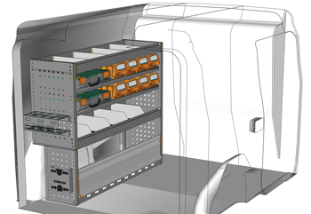 Esempio di allestimento per Fiat Doblò L1 H1 DO-1210-02