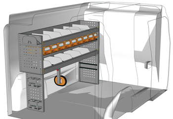 Fahrzeugeinrichtungen furgone Fiat Doblò L2 H1 DO-1510-03
