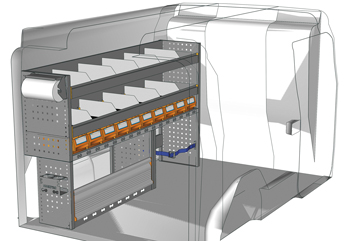 Fahrzeugeinrichtungen furgone Fiat Doblò L2 H1 DO-1710-02