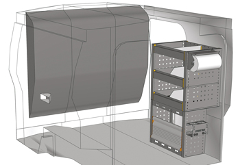 BEISPIEL FÜR Fahrzeugeinrichtung Fiat Fiorino L1 H1 FI-0509-02