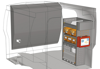 BEISPIEL FÜR Fahrzeugeinrichtung Fiat Fiorino L1 H1 FI-0509-04