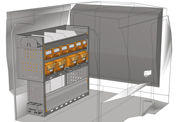 BEISPIEL FÜR Fahrzeugeinrichtung Fiat Fiorino L1 H1 FI-1009-06