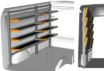 Fahrzeugeinrichtungen Transit TR 2518 L4