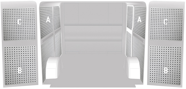 Seitenverkleidungen für den Expert - Aluminium