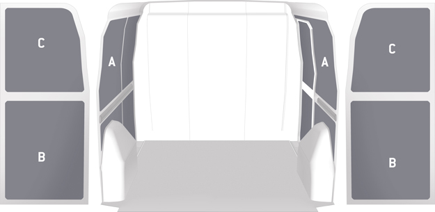 Pannellature per Courier - Honeycomb