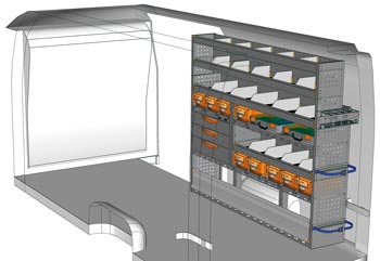 Fahrzeugeinrichtungen NV400 / Interstar MA 1916 02