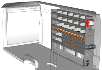 Fahrzeugeinrichtungen NV400 / Interstar MA 1916 04
