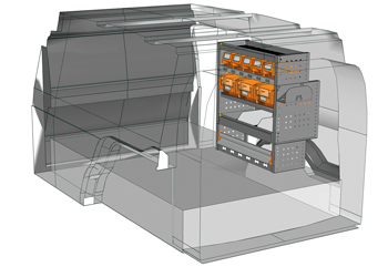 Fahrzeugeinrichtungen Caddy Cargo CA 0708 20