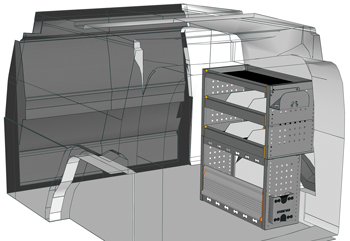 Fahrzeugeinrichtungen Caddy Cargo CA 0709 13