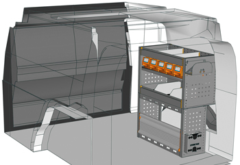 Fahrzeugeinrichtungen Caddy Cargo CA 0709 14