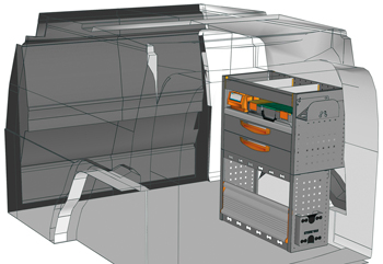 Fahrzeugeinrichtungen Caddy Cargo CA 0709 15