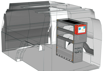 Fahrzeugeinrichtungen Caddy Cargo CA 0709 20