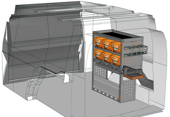 Fahrzeugeinrichtungen Caddy Cargo CA 0709 21