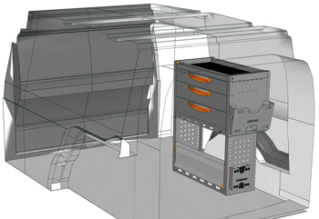 Fahrzeugeinrichtungen Caddy Cargo CA 0709 22