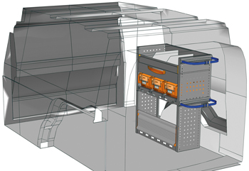Fahrzeugeinrichtungen Caddy Cargo CA 0709 23