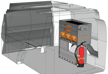 Fahrzeugeinrichtungen Caddy Cargo CA 0709 24