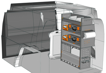 Fahrzeugeinrichtungen Caddy Cargo CA 0711 M4