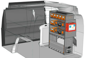 Fahrzeugeinrichtungen Caddy Cargo CA 0711 M6