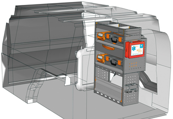 Fahrzeugeinrichtungen Caddy Cargo CA-0711-M9