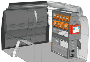 Fahrzeugeinrichtungen Caddy Cargo CA 0711 P5