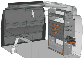 Fahrzeugeinrichtungen Caddy Cargo CA 0711 P6
