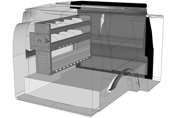Fahrzeugeinrichtungen Caddy Cargo CA 1207 07