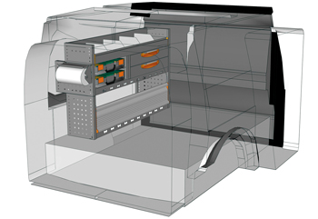 Fahrzeugeinrichtungen Caddy Cargo CA 1207 08