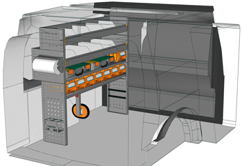 Fahrzeugeinrichtungen Caddy Cargo CA 1209 19