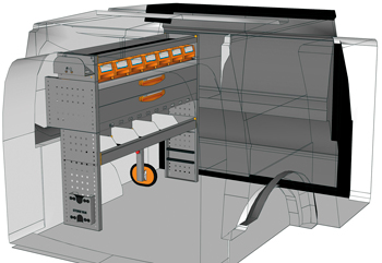 Fahrzeugeinrichtungen Caddy Cargo CA 1209 20