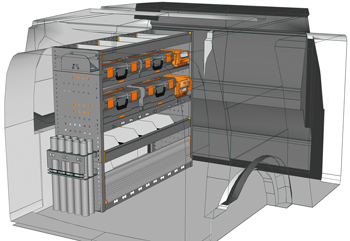 Fahrzeugeinrichtungen Caddy Cargo CA 1211 M7