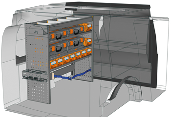 Fahrzeugeinrichtungen Caddy Cargo CA 1211 M9