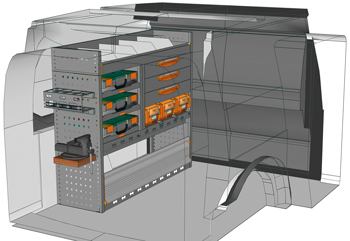 Fahrzeugeinrichtungen Caddy Cargo CA 1211 P7
