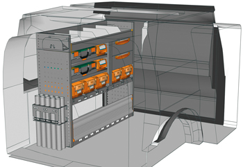 Fahrzeugeinrichtungen Caddy Cargo CA 1211 P8
