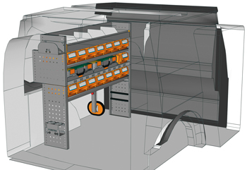 Fahrzeugeinrichtungen Caddy Cargo CA 1211 P9