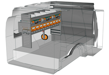 Fahrzeugeinrichtungen Caddy Cargo CA 1508 21