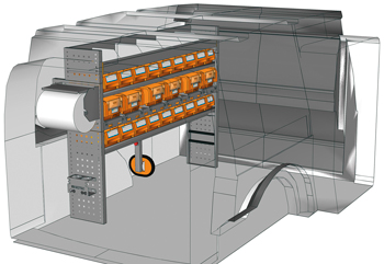 Fahrzeugeinrichtungen Caddy Cargo CA 1509 20