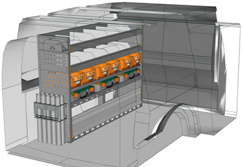 Fahrzeugeinrichtungen Caddy Cargo CA 1509 22