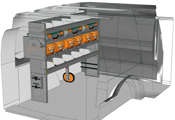 Fahrzeugeinrichtungen Caddy Cargo CA 1509 24