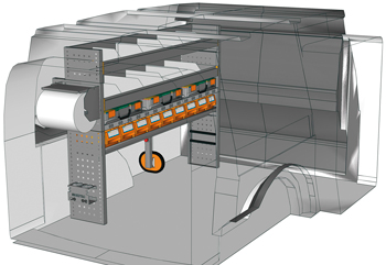 Fahrzeugeinrichtungen Caddy Cargo CA 1511 P7