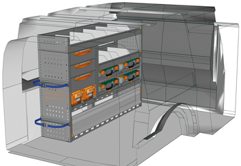 Fahrzeugeinrichtungen Caddy Cargo CA 1511 P8