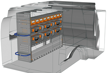 Fahrzeugeinrichtungen Caddy Cargo CA 1512 M7