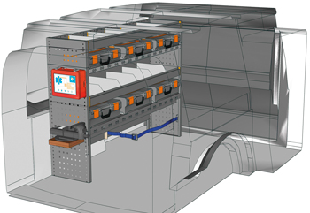 Fahrzeugeinrichtungen Caddy Cargo CA 1512 M8