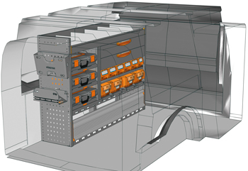 Fahrzeugeinrichtungen Caddy Cargo CA 1512 M9